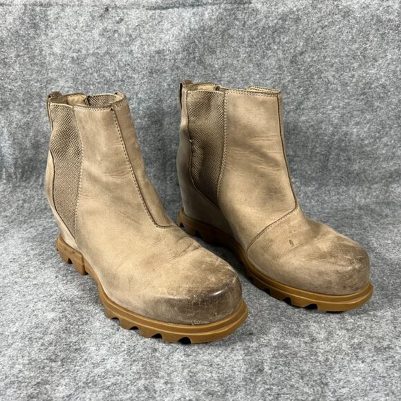 Sorel Shoes - Sorel Women's Joan of Arctic Wedge III Chelsea Boot 10 Waterproof Leather Wedge